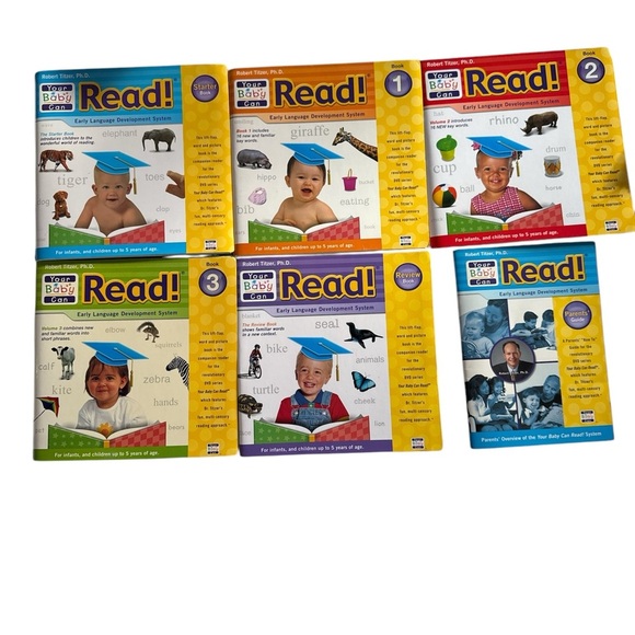 Other - Your Baby Can Read! Early Language Development System Bundle of 6 books like new